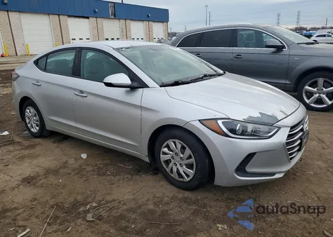 2017 Hyundai Elantra Se z USA, uszkodzony, nr VIN 5NPD74LF4HH127272